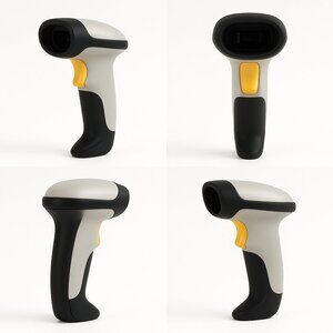 Set of 2 Handheld Barcode Scanner Bundle – With Cables & Power Adapter